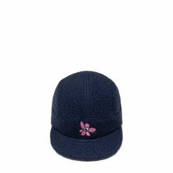 Perks And Mini Belts RECYCLED SHEARLING 4 PANEL CAP NAVY O/S