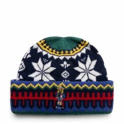 Polo Ralph Lauren Belts HOLIDAY JACQUARD BEAR BEANIE