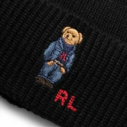 Polo Ralph Lauren SOLID DENIM BEAR BEANIE Belts