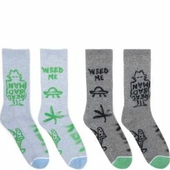 Real Bad Man WEED ME SOCKS 2 PACK