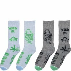 Real Bad Man WEED ME SOCKS 2 PACK