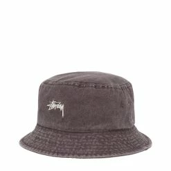 StΓΌssy WASHED STOCK BUCKET HAT Belts