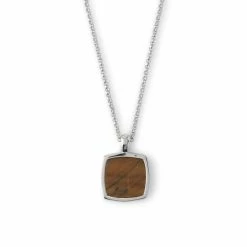 Tom Wood CUSHION PENDANT TIGER EYE