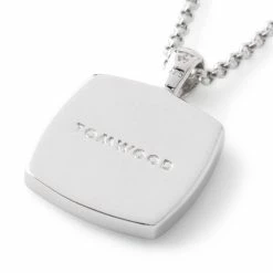 Tom Wood CUSHION PENDANT TIGER EYE