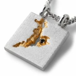 Tom Wood MINED PENDANT BLACK DIAMOND