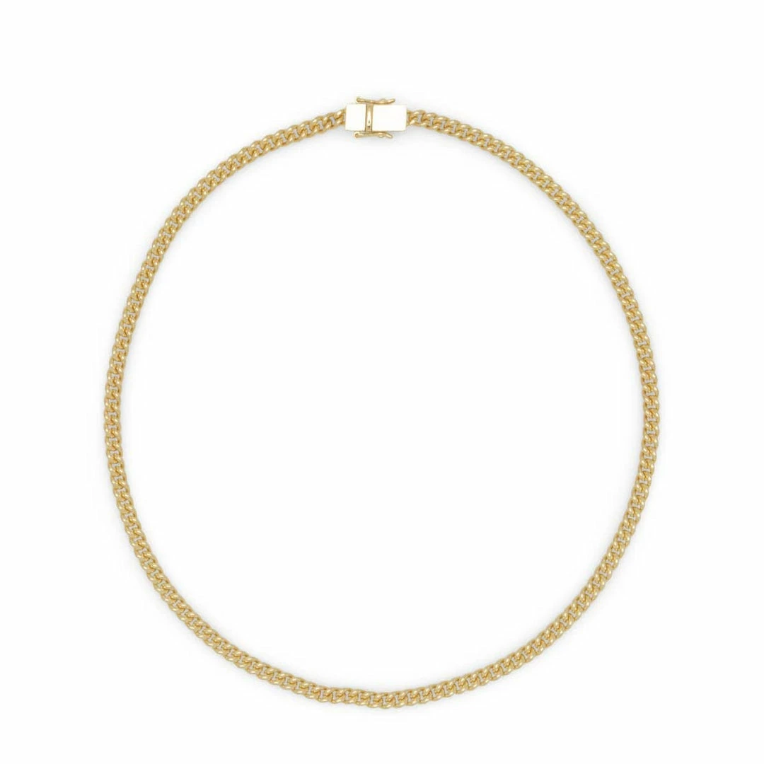 Tom Wood ROUNDED CURB CHAIN THIN